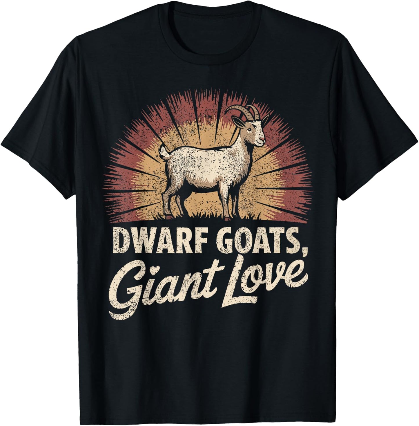 Goat Lover Nigerian Dwarf Goat Dad Goat Mom Love Goats T-Shirt - T-Shirt | Black