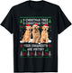 Cute Golden Retriever Dog Oh Christmas Tree Ugly Xmas Men Women Kids T-Shirt - T-Shirt | Black