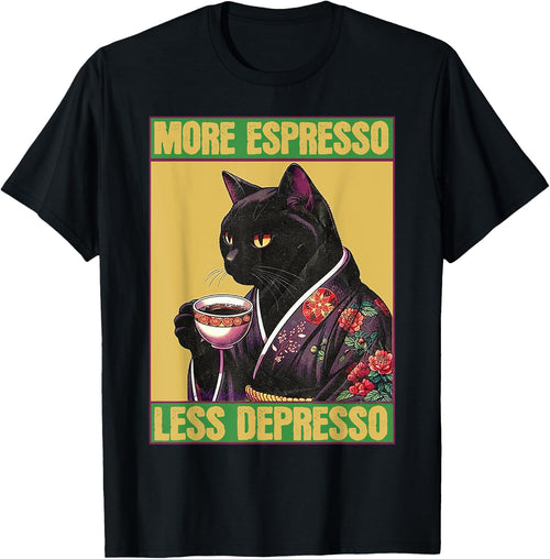Cat More Espresso Less Depresso Women