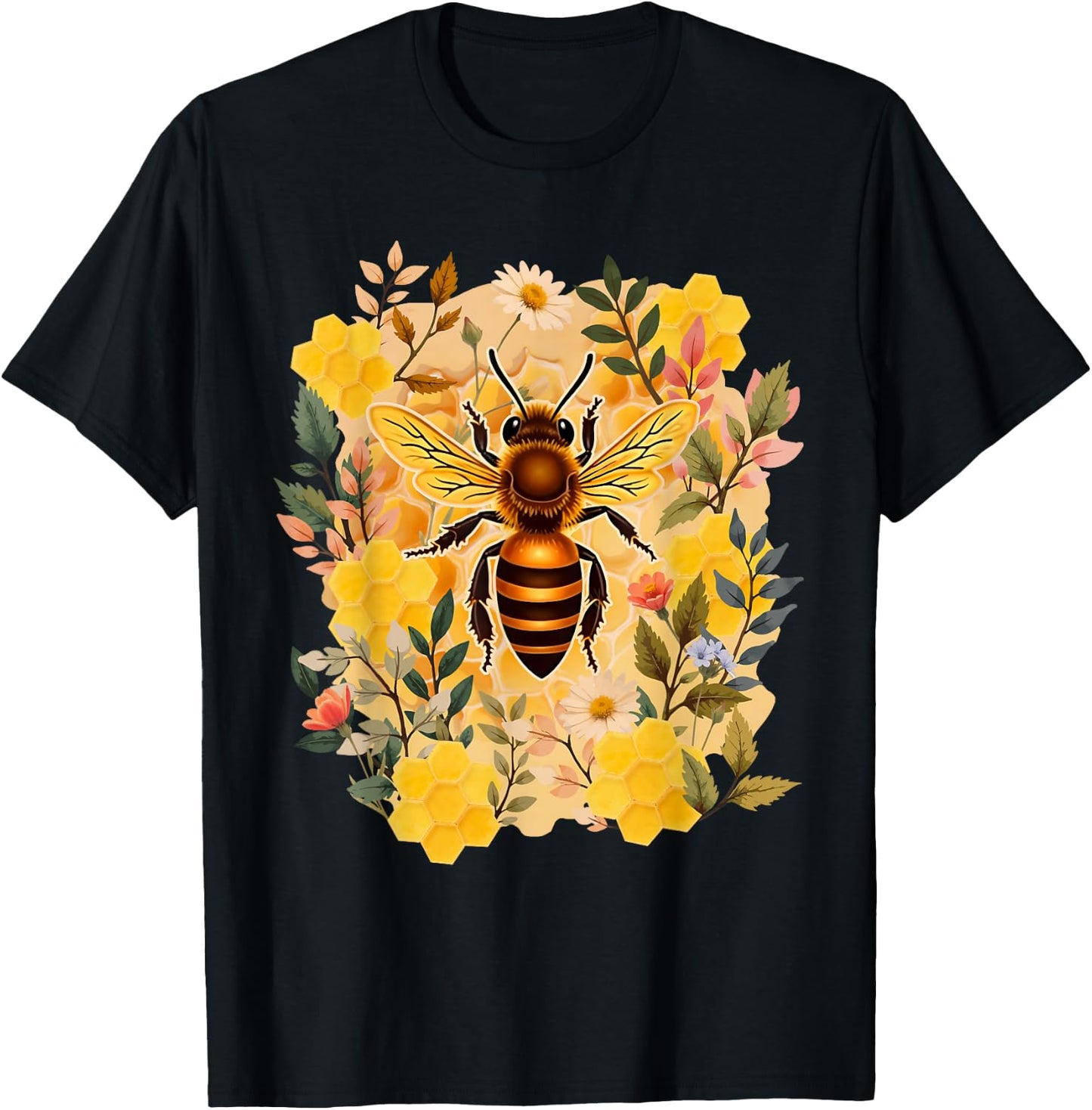 Beekeeper Beekeeper Bees Flowers & Wax Beekeeping , Black, S T-Shirt - T-Shirt | Black