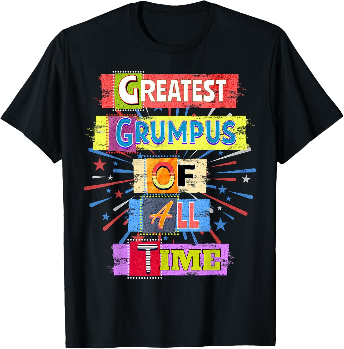 Greatest Grumpus Of All Time GOAT World's Best Cute T-Shirt - T-Shirt | Black