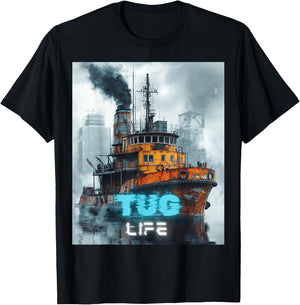 Tug Life 2 T-Shirt - T-Shirt | Black