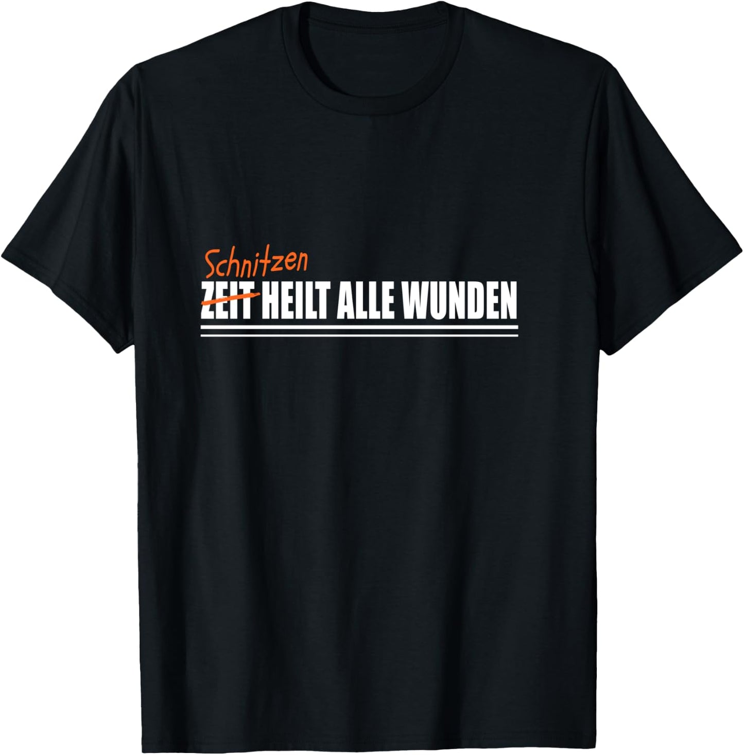 SCHNITZEN SCHNITZEN Langarmshirt T-Shirt - T-Shirt | Black