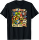 USA 250th Rat Fink US Highway 66 Guitar Flag Dice Ace Retro T-Shirt - T-Shirt | Black