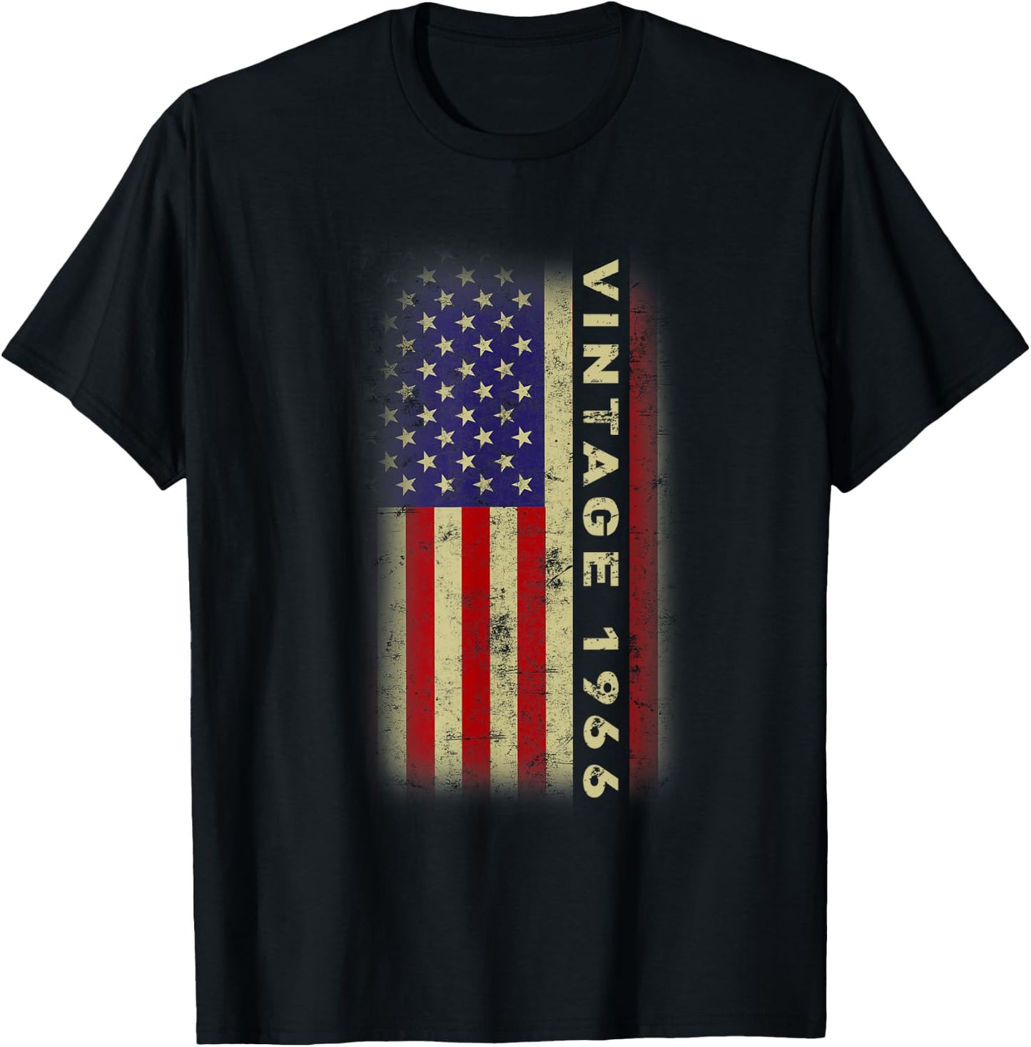 Vintage 1966 Cool 59 Year Old Bday Men Women 59th Birthday T-Shirt - T-Shirt | Black