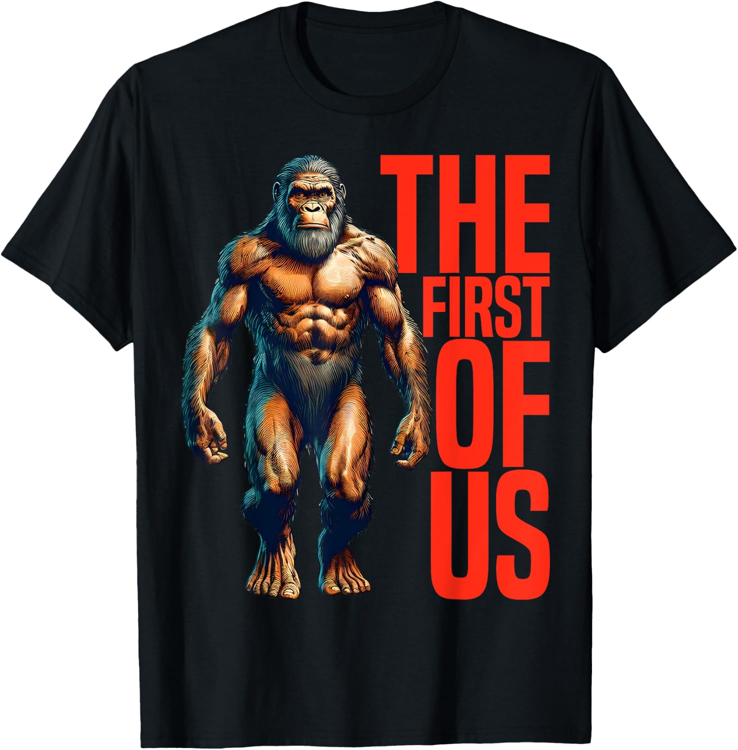 Neanderthal Homo Habilis T-Shirt - T-Shirt | Black