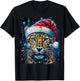 Vintage Jaguar Christmas T-Shirt - T-Shirt | Black