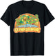 Teenage Mutant Ninja Turtles Gang Retro Cowabunga T-Shirt - T-Shirt | Black