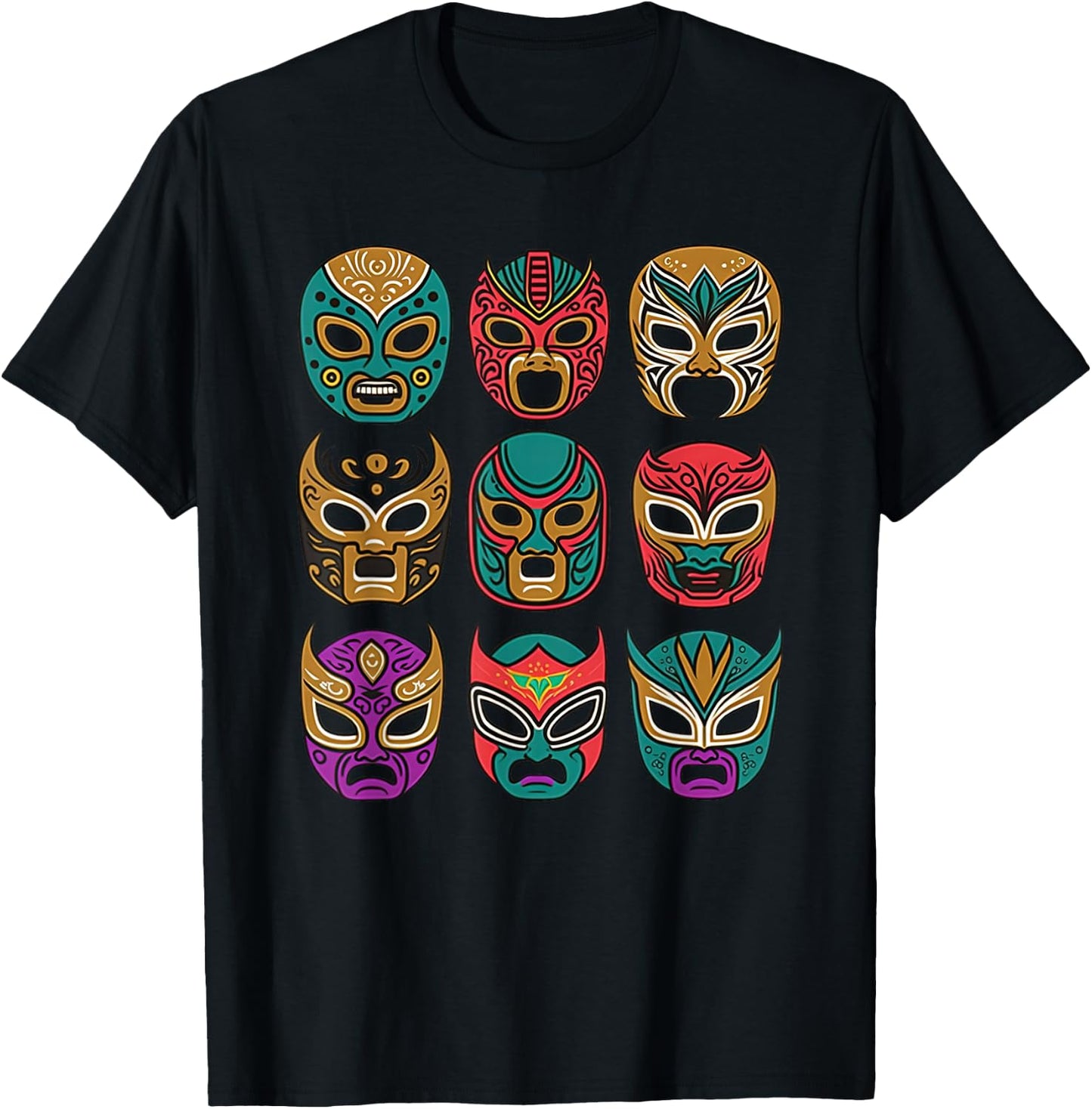 Vintage Wrestling - Retro Lucha Libre T-Shirt - T-Shirt | Black