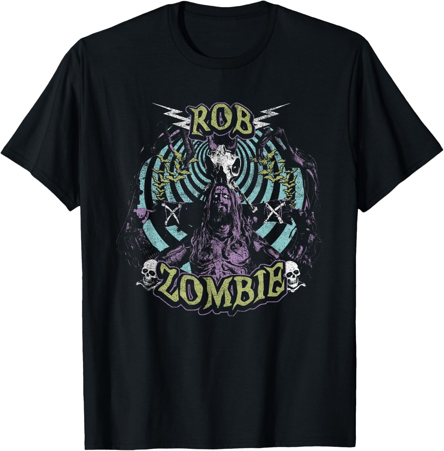Rob Zombie Fall Spiral T-Shirt - T-Shirt | Black