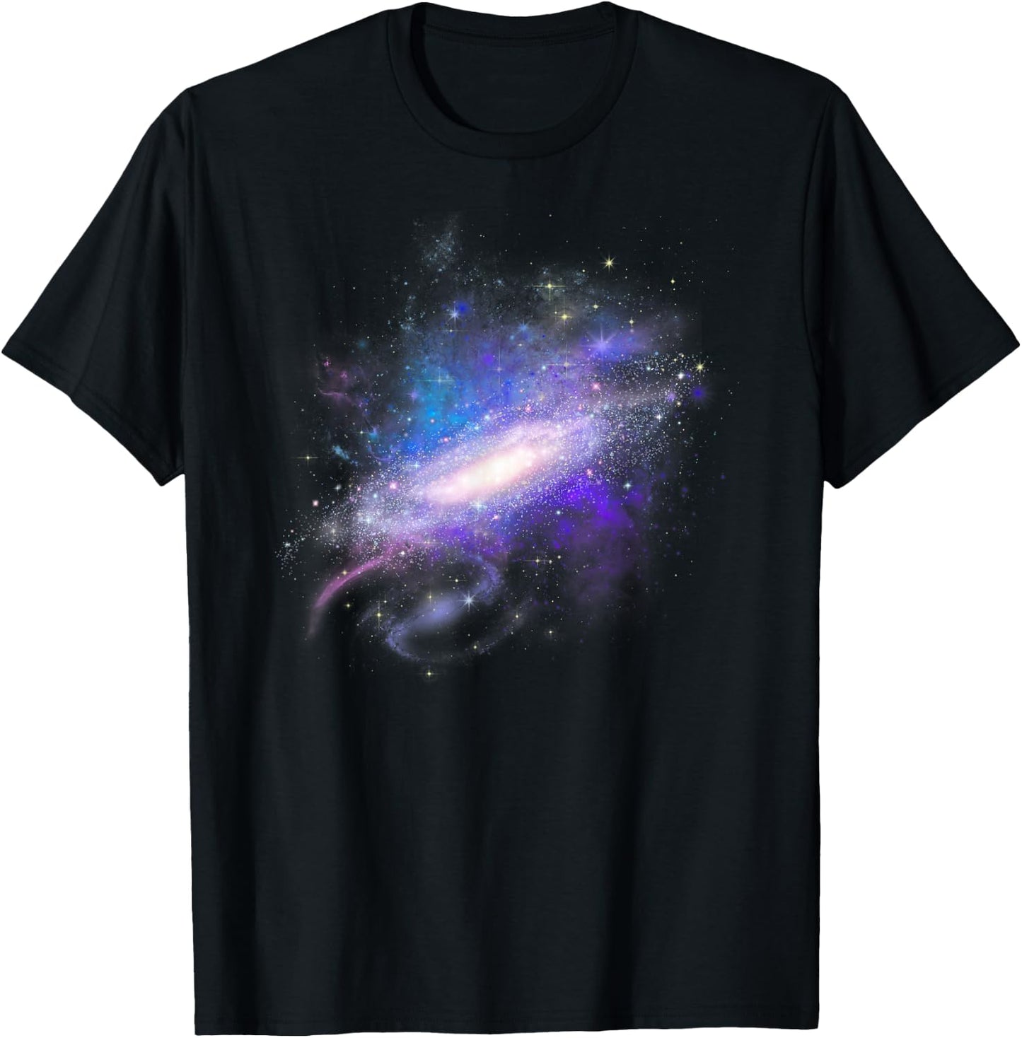 Galaxy Space Planets Universe Stars Moon Astronomer , black T-Shirt - T-Shirt | Black