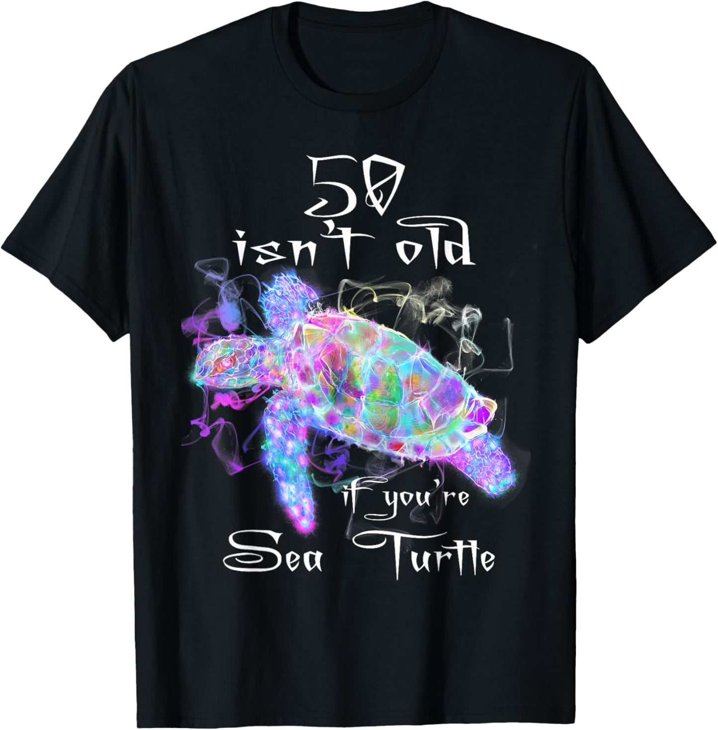 Turtle Birthday Shirt Funny 50th birthday shirt T-Shirt - T-Shirt | Black