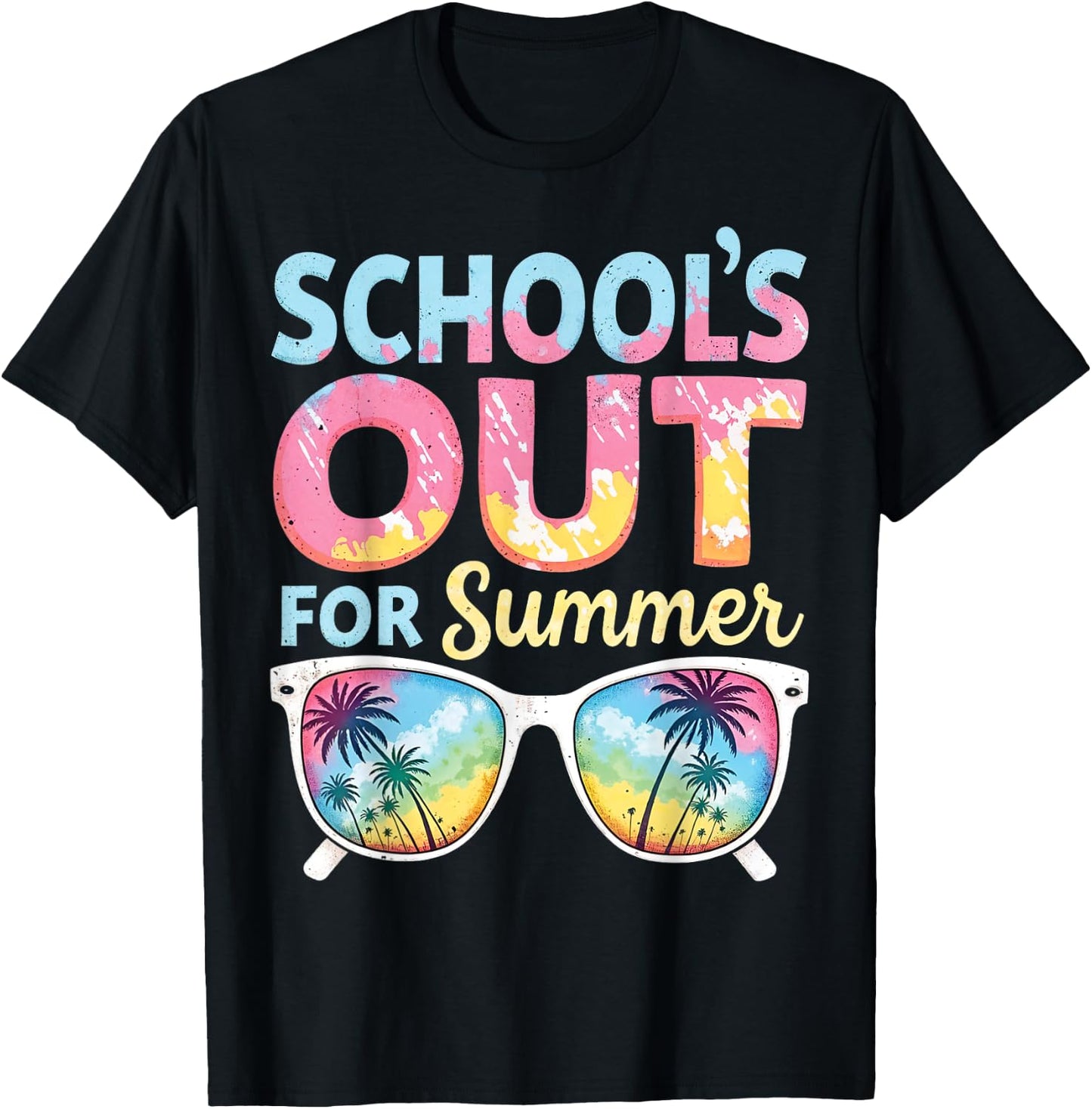 School's Out For Summer last Day Of School Vacation Girls T-Shirt - T-Shirt | Black