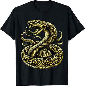 Golden Snake T-Shirt - T-Shirt | Black