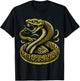 Golden Snake T-Shirt - T-Shirt | Black