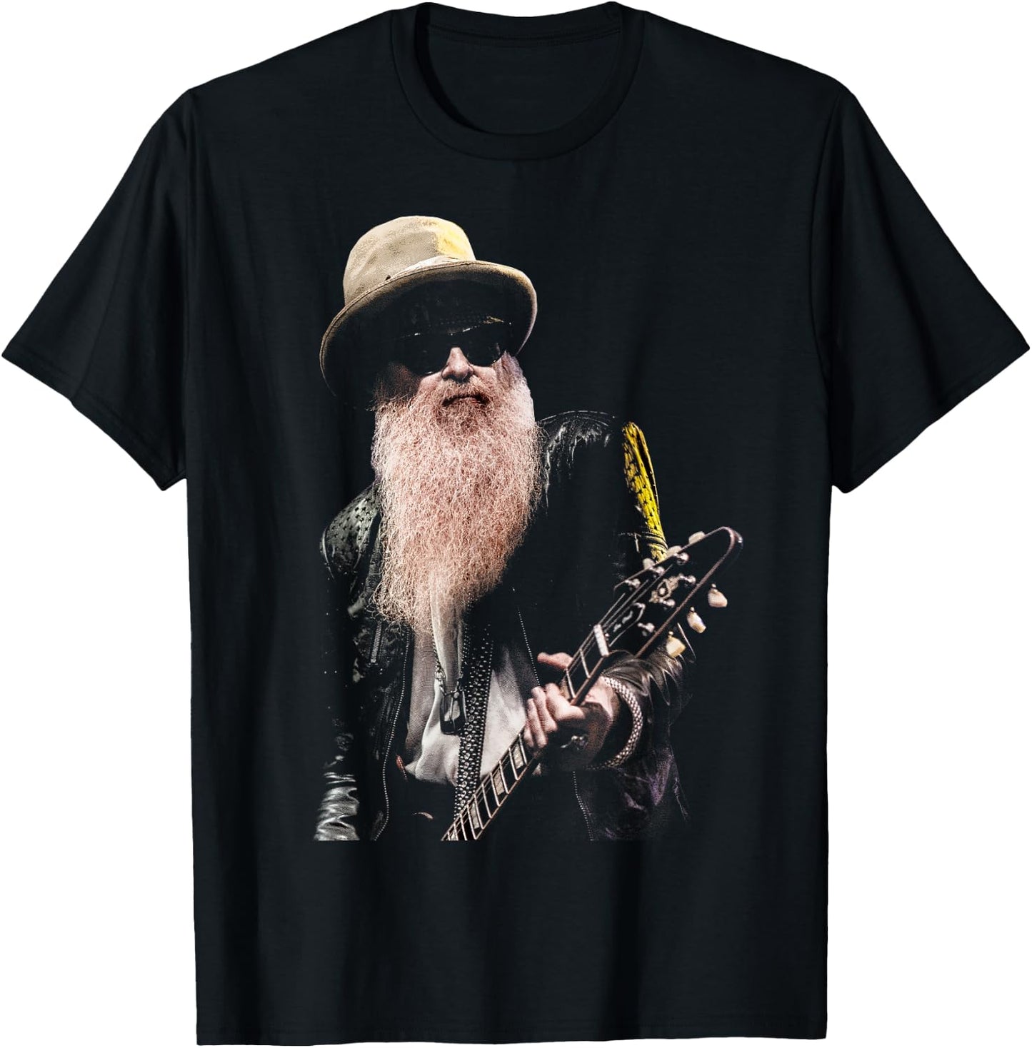 Official Billy F Gibbons of ZZ Top Live VI , black T-Shirt - T-Shirt | Black