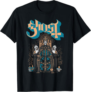Ghost Throne Front/Back T-Shirt - T-Shirt | Black
