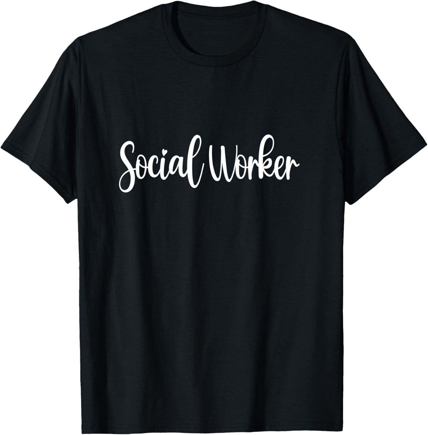 Social Worker Men Women Retro Social Worker T-Shirt - T-Shirt | Black