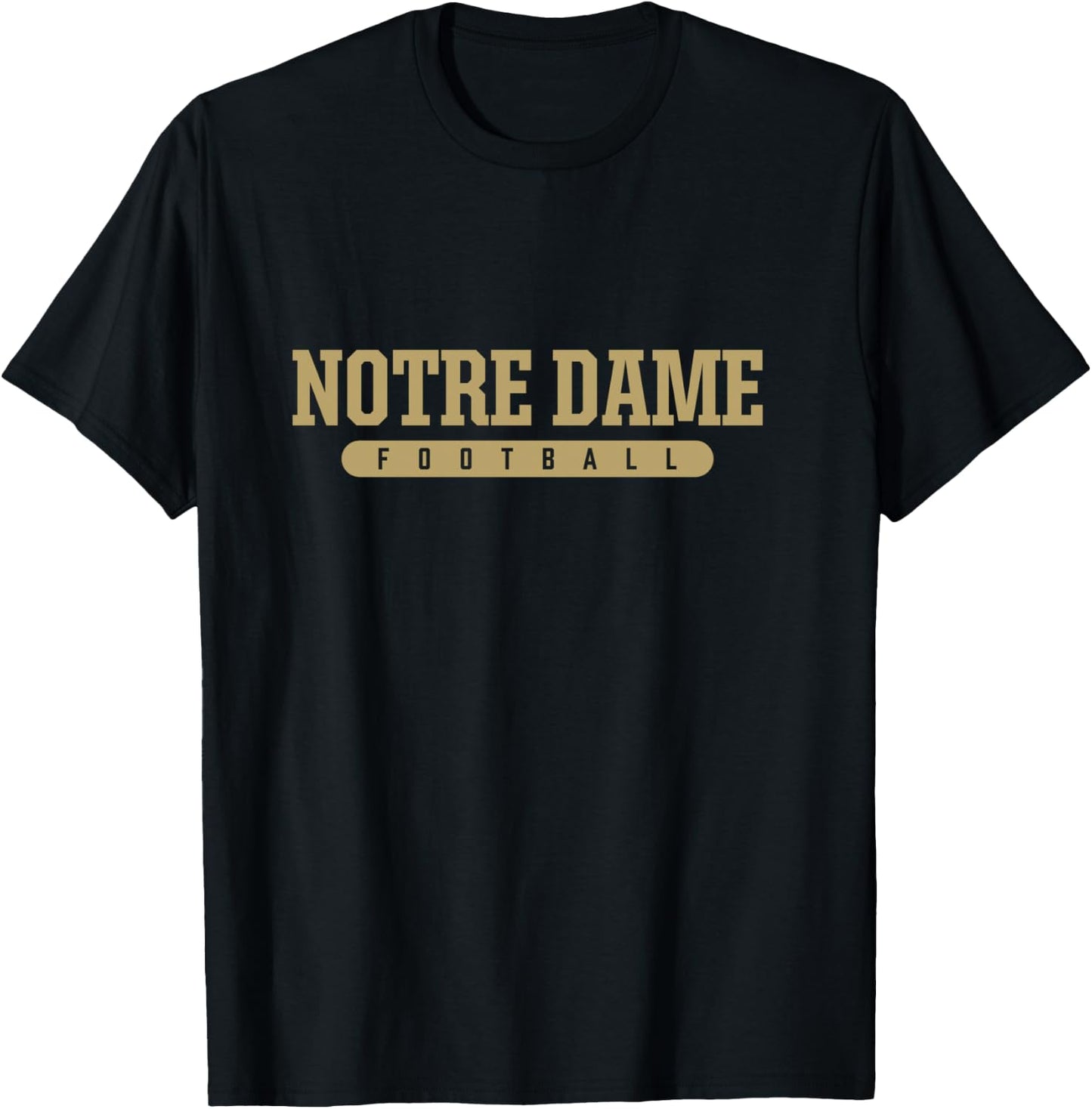 Notre Dame High School Football T-Shirt - T-Shirt | Black