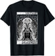 Baphomet Occult Satan Goat Head Tarot Card Death Unholy T-Shirt - T-Shirt | Black