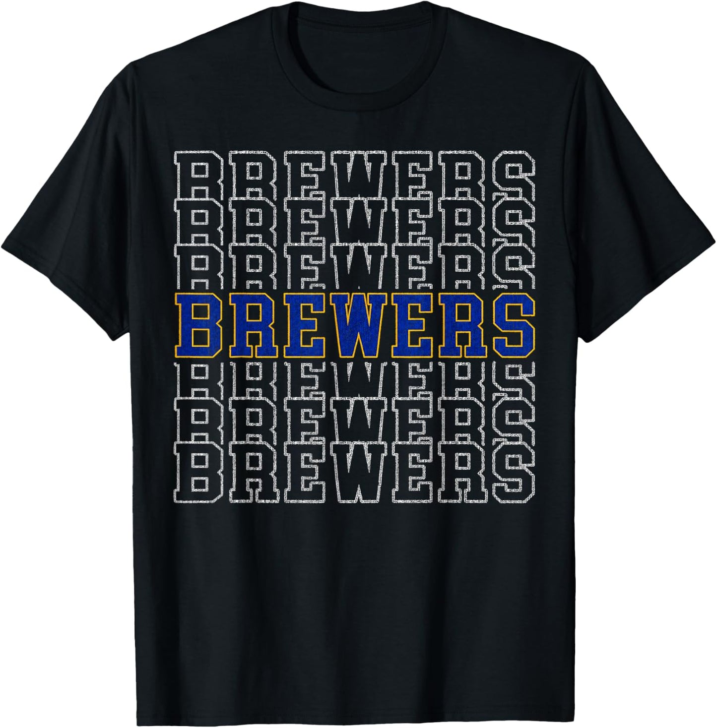 Brewers Name Retro Vintage Gift Women Boy Girl T-Shirt - T-Shirt | Black