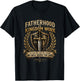 Fatherhood is Kingdom Work Christian Dad Men Father's Day T-Shirt - T-Shirt | Black