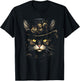 Steampunk Cat , black T-Shirt - T-Shirt | Black