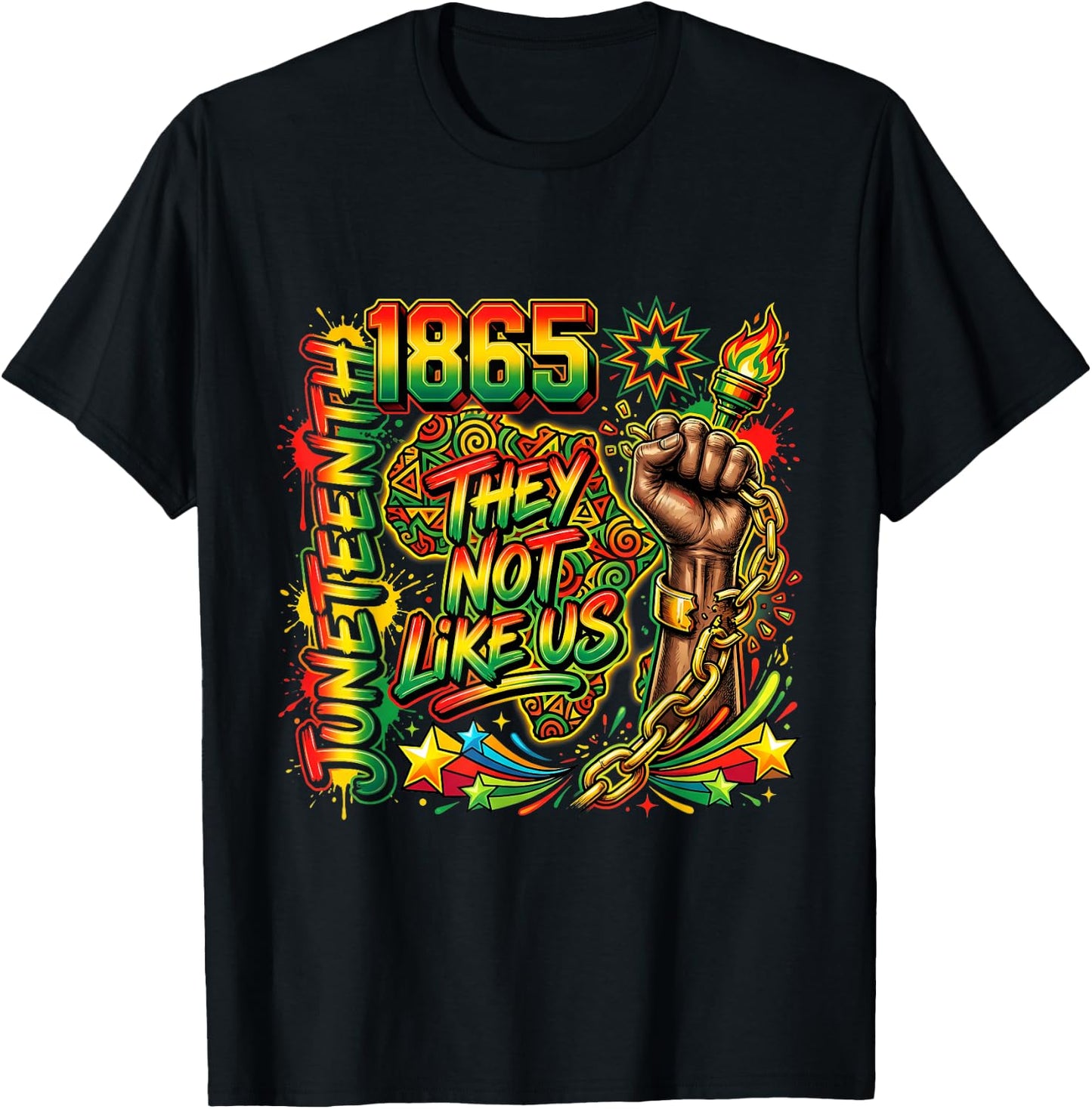 Freedom Day 1865 Black Excellence History Melanin Pride T-Shirt - T-Shirt | Black