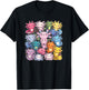 Axolotl Cute Axolotls Of The World Kawaii Kids , Black, S T-Shirt - T-Shirt | Black