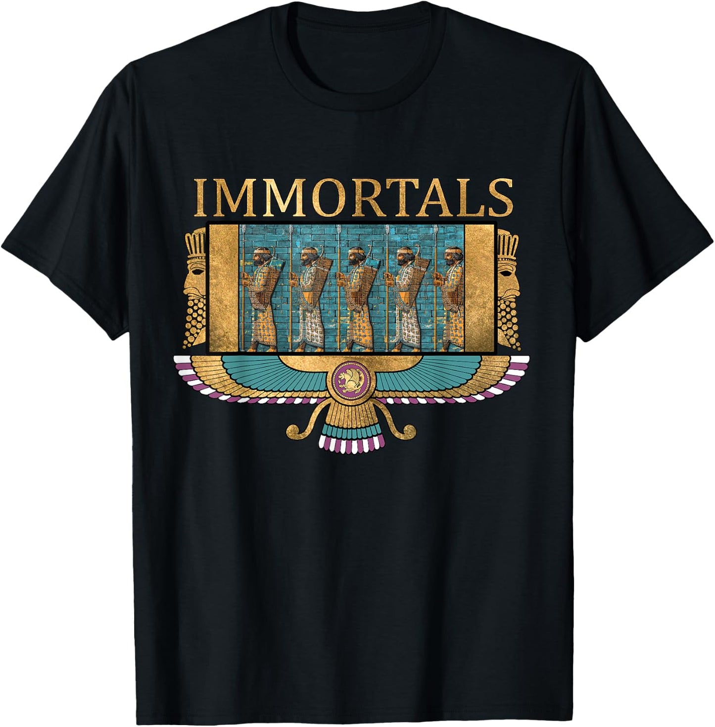 Persian Old Civilizations Symbol of Persian , black, s T-Shirt - T-Shirt | Black