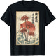 Red Spider Lily Japanese Flower Wildflower Japanese Art T-Shirt - T-Shirt | Black