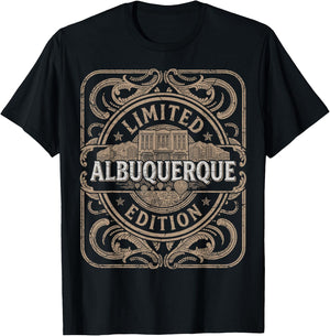 Albuquerque Vintage Albuquerque New Mexico T-Shirt - T-Shirt | Black