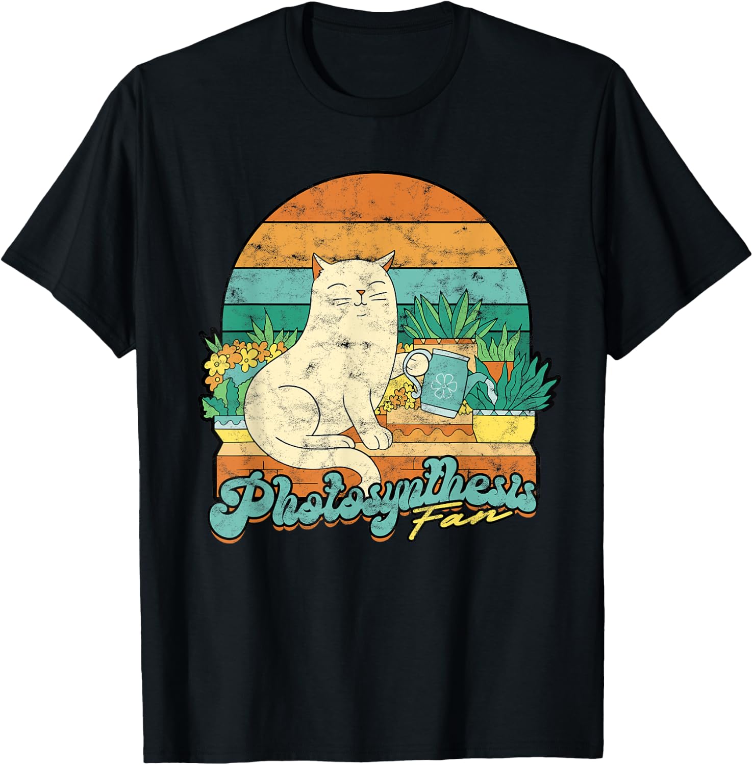House Plants Photosynthesis Fan T-Shirt - T-Shirt | Black