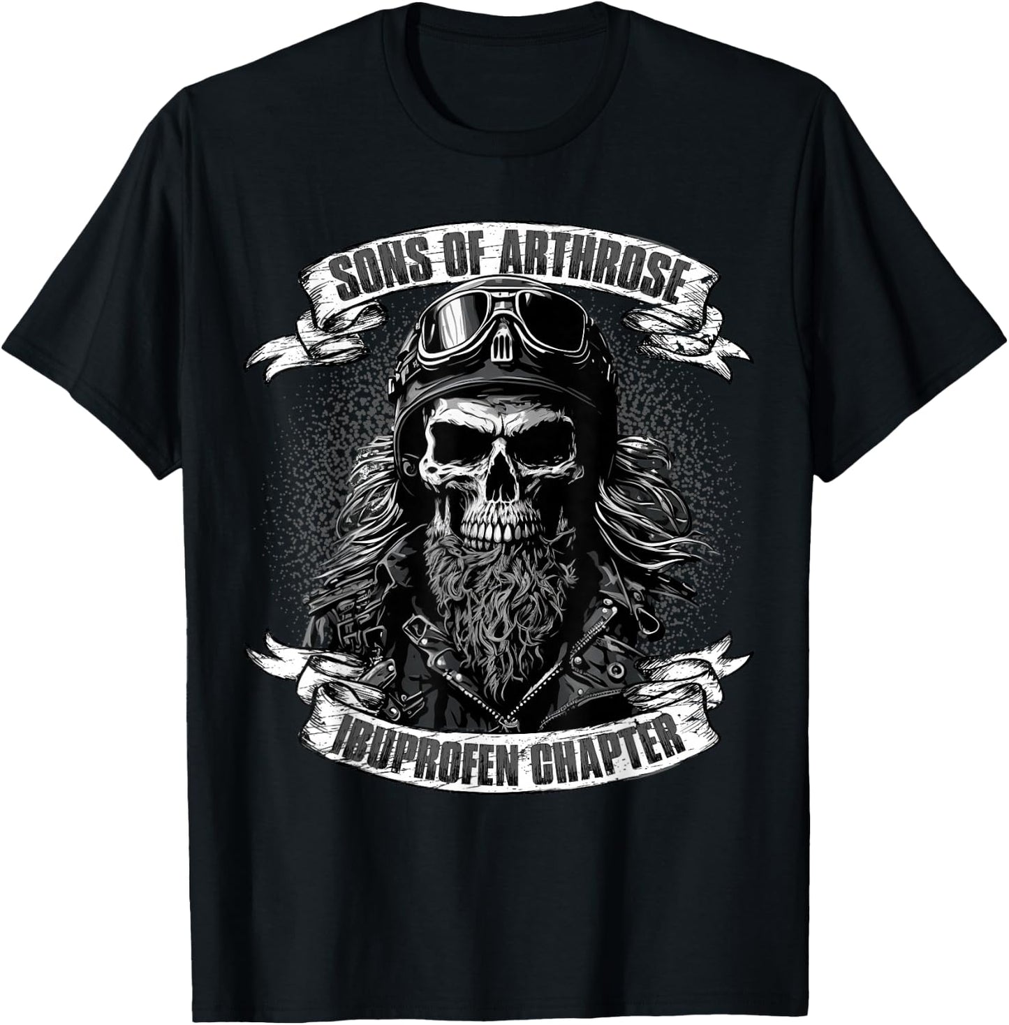 Sons of Arthrose - Ibuprofen Chapter Biker Motorradfahrer T-Shirt - T-Shirt | Black