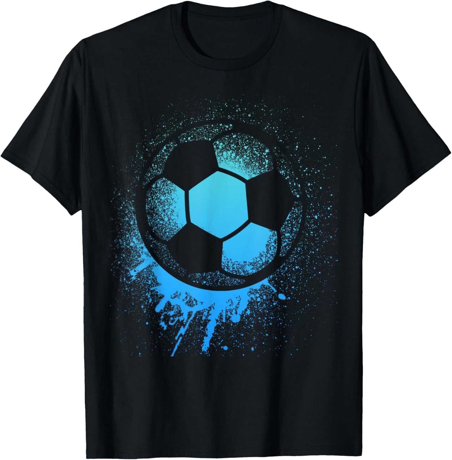Soccer Player Sports Boys Men Soccer ball for kid T-Shirt - T-Shirt | Black