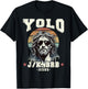 Happy Easter Yolo JK Brb Jesus Christian Men Women Kids T-Shirt - T-Shirt | Black