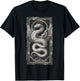 Vintage Retro Y2K Hip Hop Snake Urban Streetwear Snake T-Shirt - T-Shirt | Black
