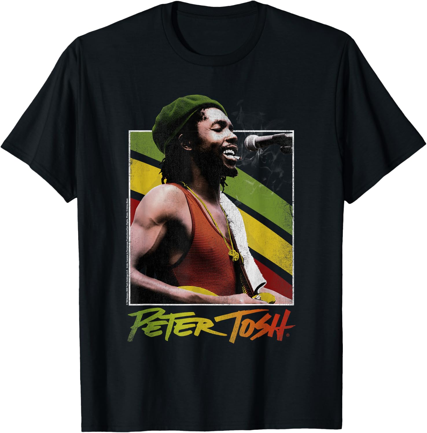 Peter Tosh NY 1978 T-Shirt - T-Shirt | Black