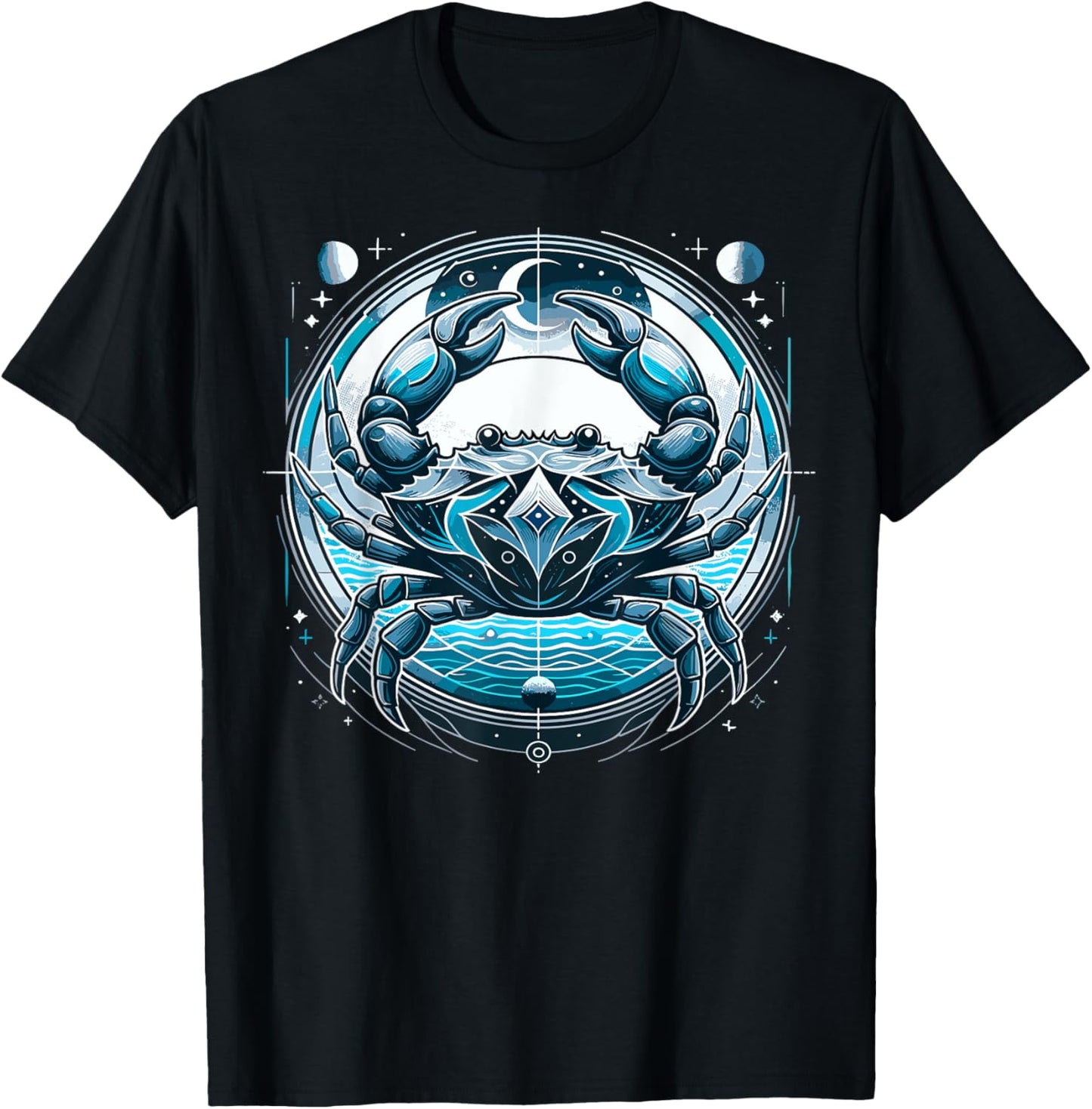 Signe astrologique du Cancer Astrologie , Black, S T-Shirt - T-Shirt | Black