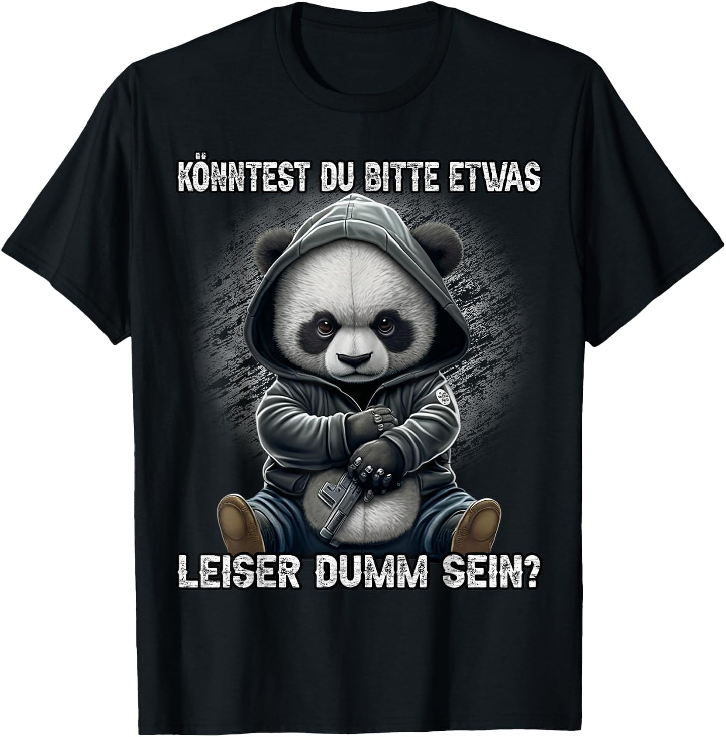 Could you please be something quiet stupid? Funny sarcasm T-Shirt - T-Shirt | Black