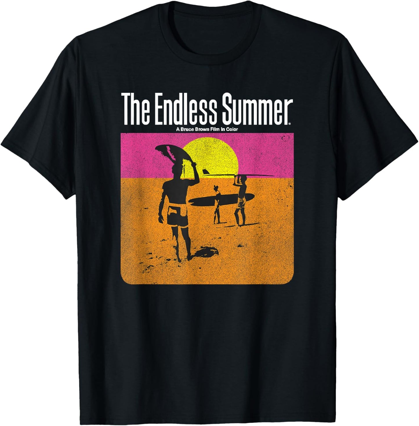 The Endless Summer 1966 Classic Surf Movie 60s Vintage Surf T-Shirt - T-Shirt | Black