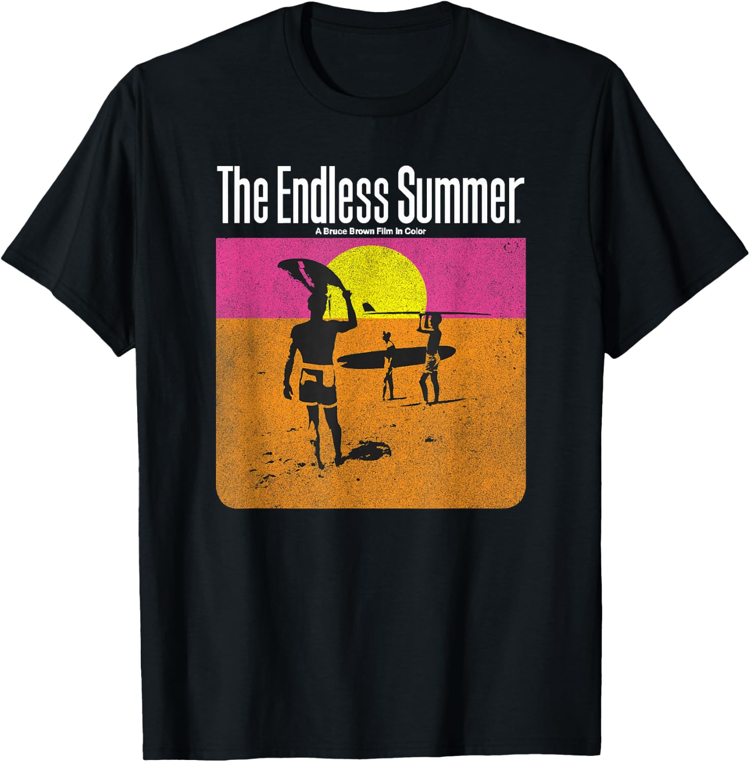 The Endless Summer 1966 Classic Surf Movie 60s Vintage Surf T-Shirt - T-Shirt | Black