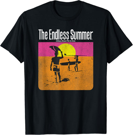The Endless Summer 1966 Classic Surf Movie 60s Vintage Surf T-Shirt - T-Shirt | Black