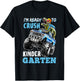 I'm Ready To Crush Kindergarten Monster Truck Dinosaur Boys T-Shirt - T-Shirt | Black