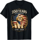 250 Years America Anniversary Shih Tzu 250th Anniversary T-Shirt - T-Shirt | Black