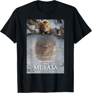 Disney Mufasa: The Lion King the Official Movie Poster Art , black T-Shirt - T-Shirt | Black