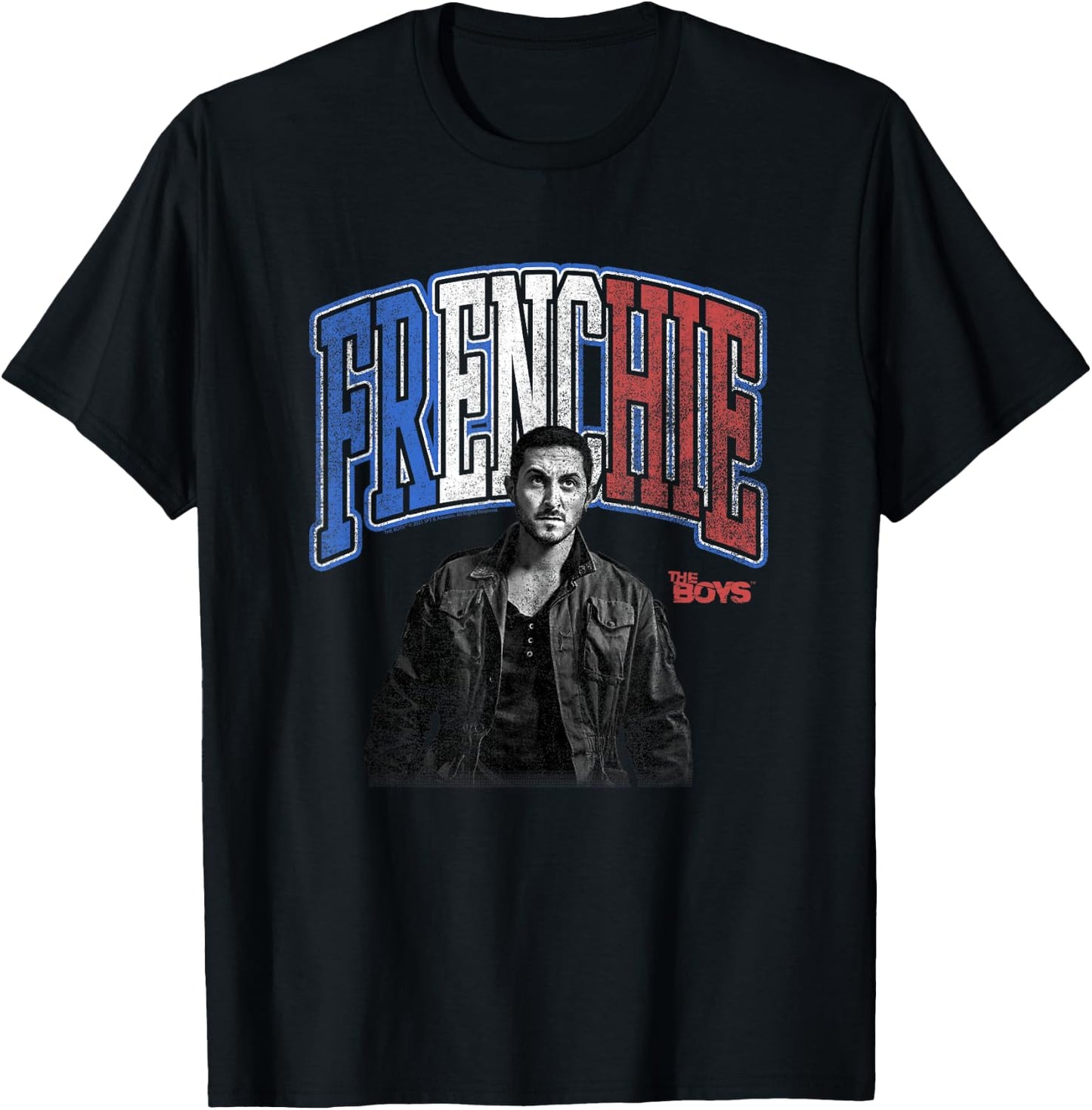 The Boys Frenchie Flag Photo T-Shirt - T-Shirt | Black