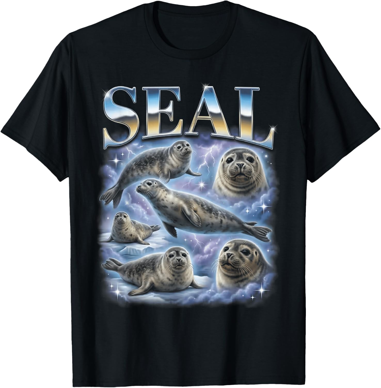 Seal T-Shirt - T-Shirt | Black