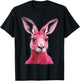 Kangaroo Pink T-Shirt - T-Shirt | Black