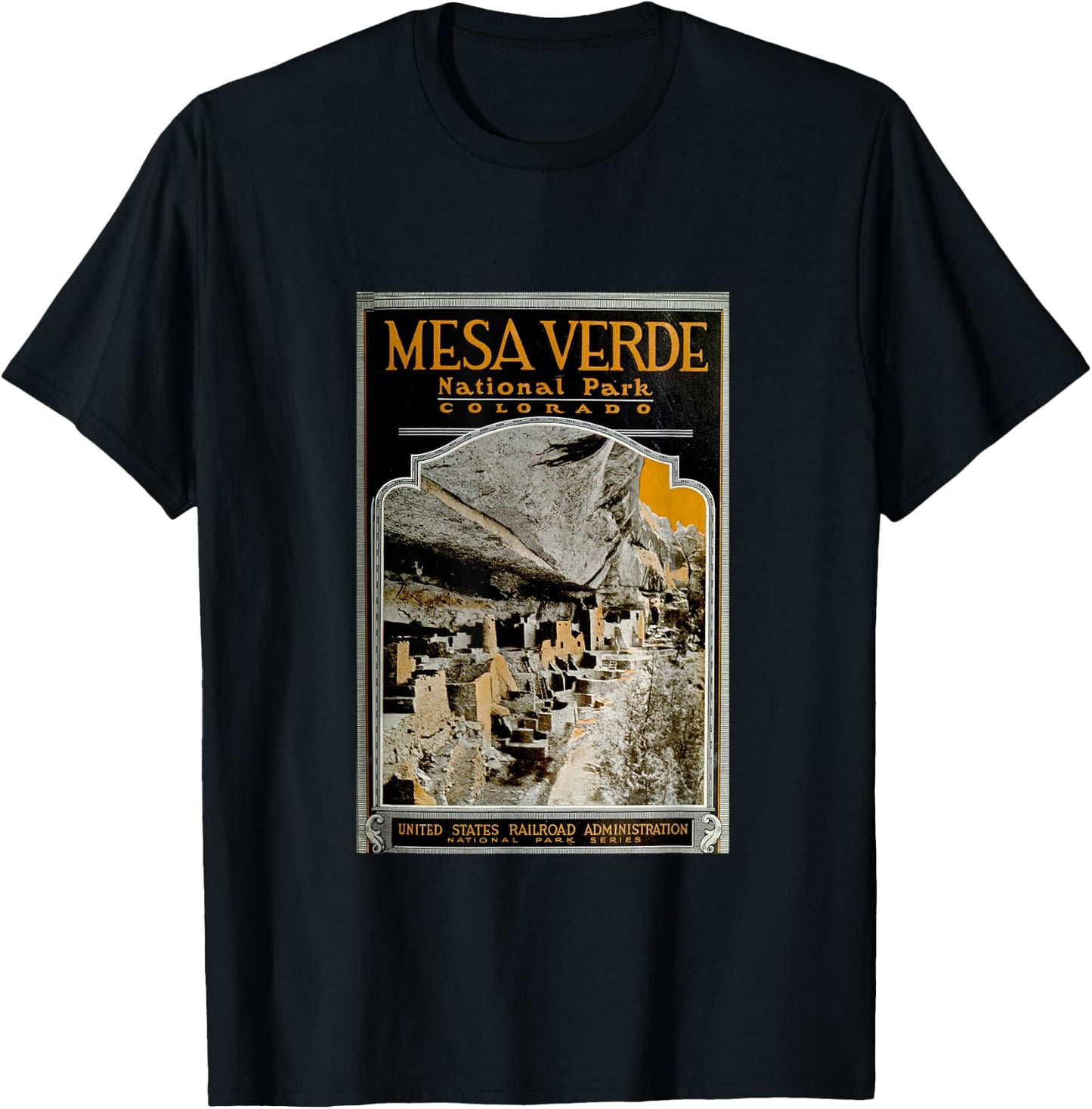 Mesa Verde National Park T Shirt T-Shirt - T-Shirt | Black